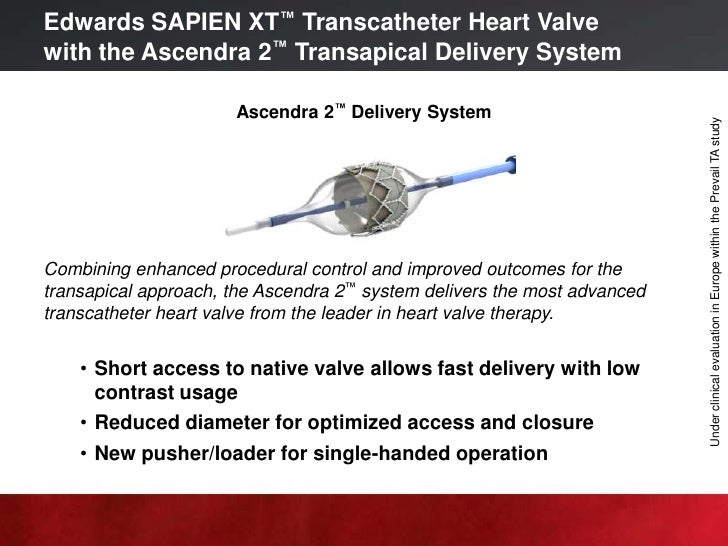 Edwards sapien xt final, nova flex and ascendra 2