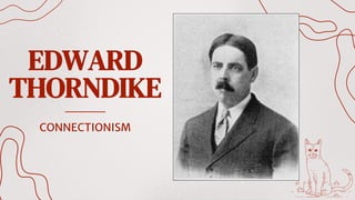 EDWARD
THORNDIKE
CONNECTIONISM
 