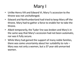 Edward vi and mary | PPTX