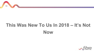 15
This Was New To Us In 2018 – It’s Not
Now
 