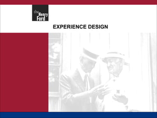 EXPERIENCE DESIGN 