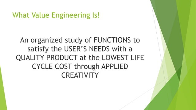 Value Engineering | PPTX