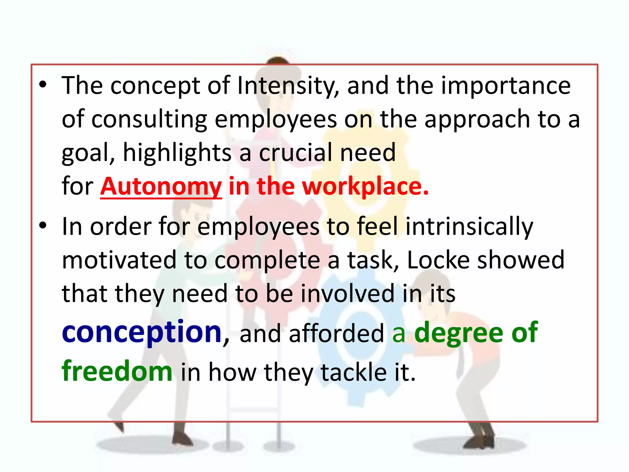 Edwin locke goal setting theory | PPSX