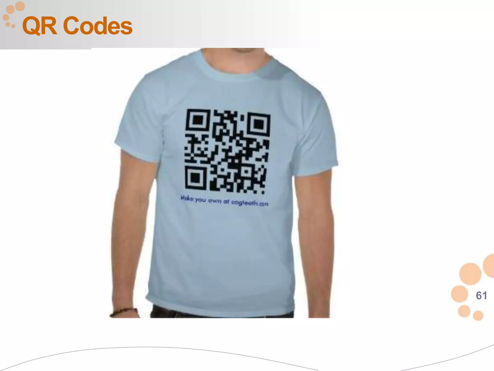 QR Codes




           61
 