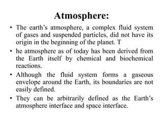 Environment and its components, | PPTX