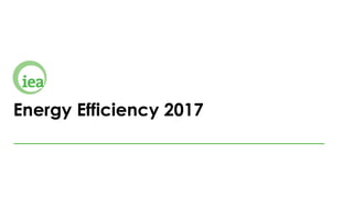 Energy Efficiency 2017
 