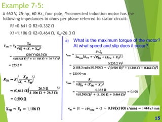 EE-260 Lecture 29, 30 induction motor torque speed characteristics | PPT