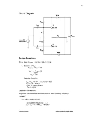 EC 2 lab manual with circulits | PDF
