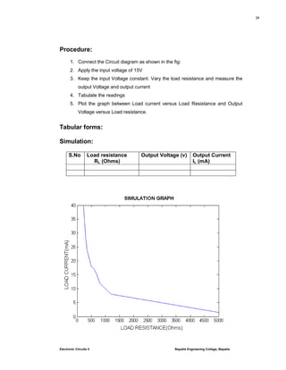 EC 2 lab manual with circulits | PDF