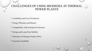 ee case study and evaluation of biodiesel | PPTX