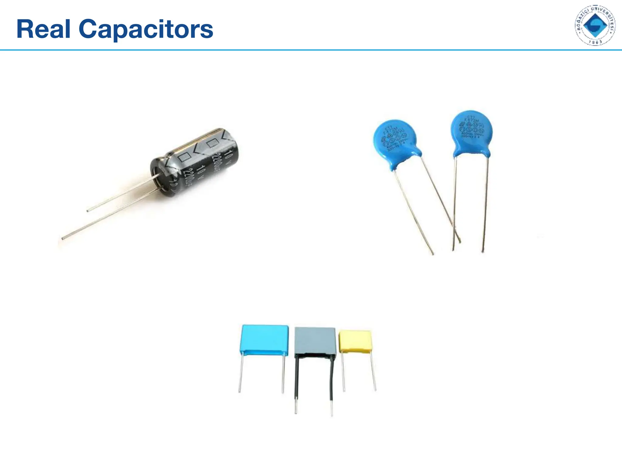 Real Capacitors
 
