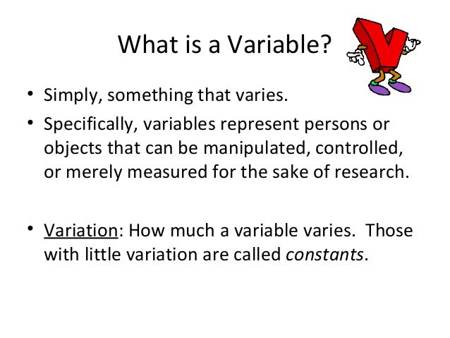what does to variable mean