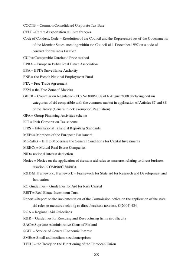 Master thesis taxation