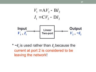 Two Port System Examples EE 132 Lecture 4 - Two Port Networks.pptx