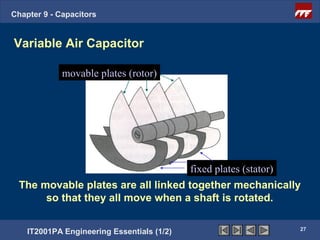 Ee1 chapter9 capacitors | PPT