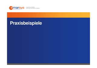 Praxisbeispiele
 