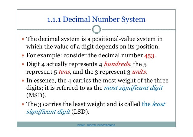 Ee 202 chapter 1 number and code system