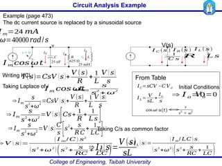 laplace transformation slides for electric circuit 2 | PPTX