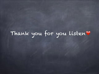 Thank you for you listen❤
 