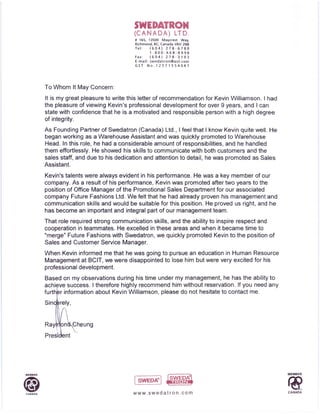 Reference letter - R. Cheung