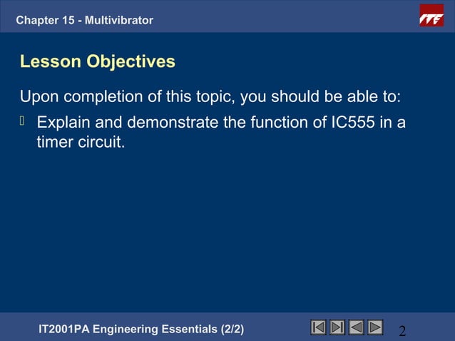 Ee2 chapter15 multivibrator | PPT