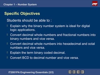 Ee2 chapter1 number_system | PPT | Computing | Technology & Computing