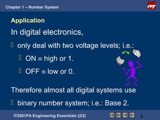 Ee2 chapter1 number_system | PPT | Computing | Technology & Computing