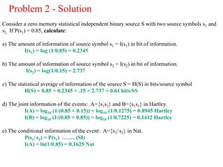 Information Theory and coding - Lecture 2 | PPTX