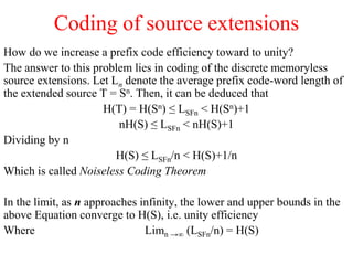Information Theory and coding - Lecture 3 | PPTX