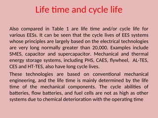 EE 3032-Energy Storage Systems. unit 1 ppts | PPT