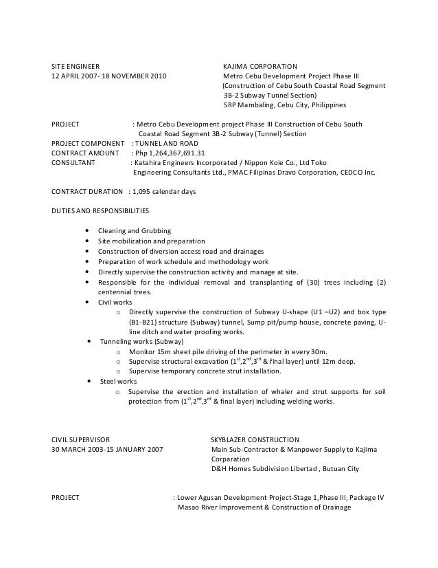 4 subway job description resume