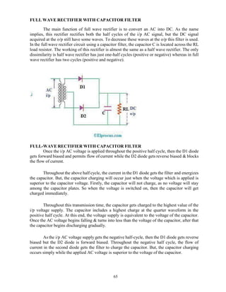 Function Ractifier EE3591-POWER ELECTRONICS course material | PDF