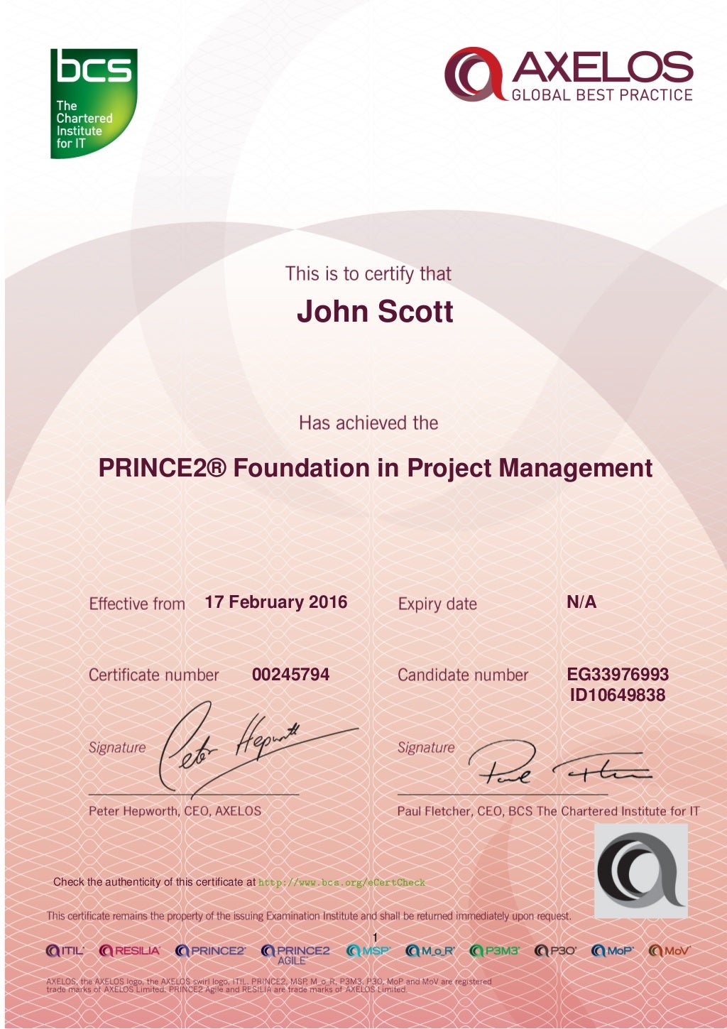 PRINCE2-Foundation日本語講座