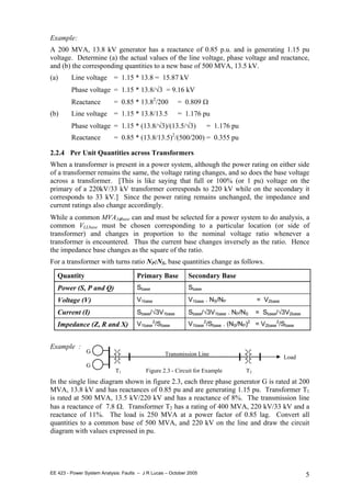Ee423 fault analysis_notes | PDF