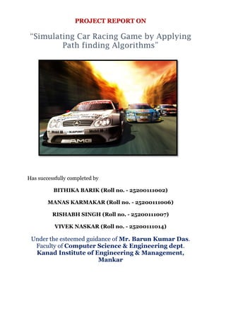 Car Game - Final Year Project | PDF