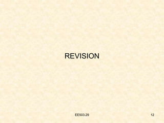 EE503.29 12
REVISION
EE503.29 12
 