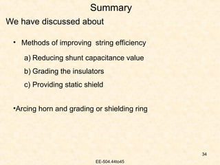 methods of string efficiency in power systems | PPT