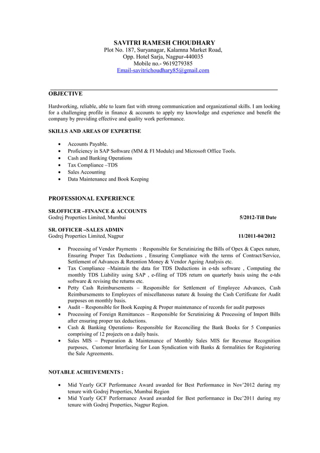 Savi Resume txt - Savi Resume Txt 1 638 