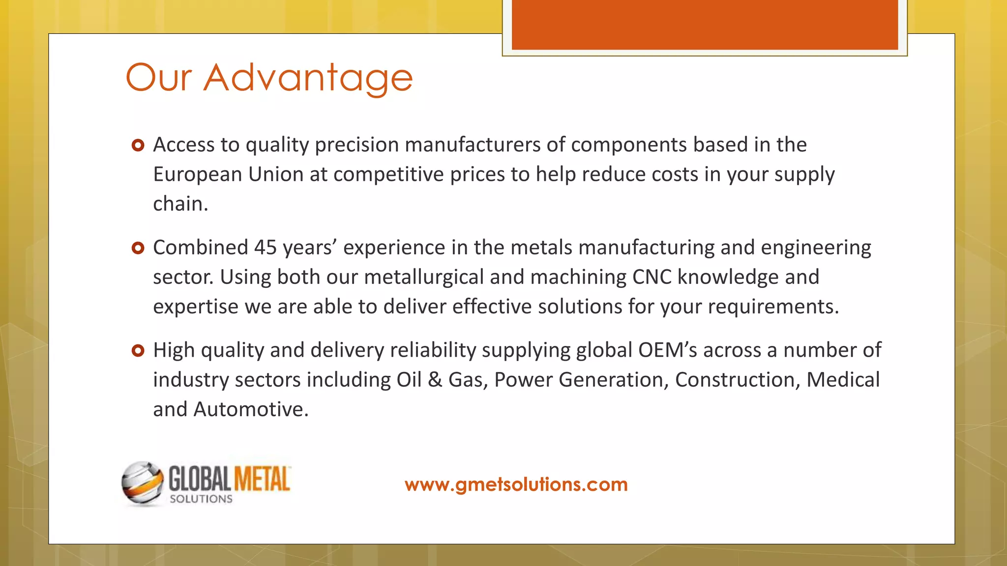 Global Metal Solutions+ | PPT