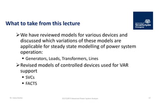 Power system Network modelling and analysis | PDF