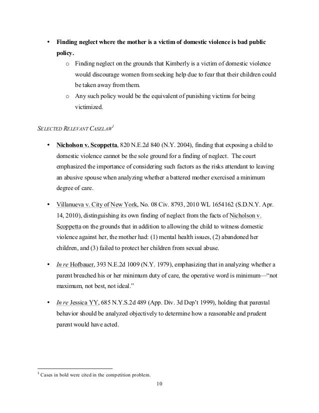 2014 Family Law Bench Brief