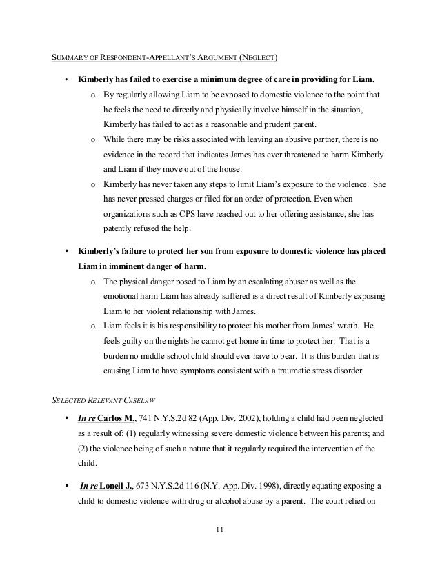 2014 Family Law Bench Brief