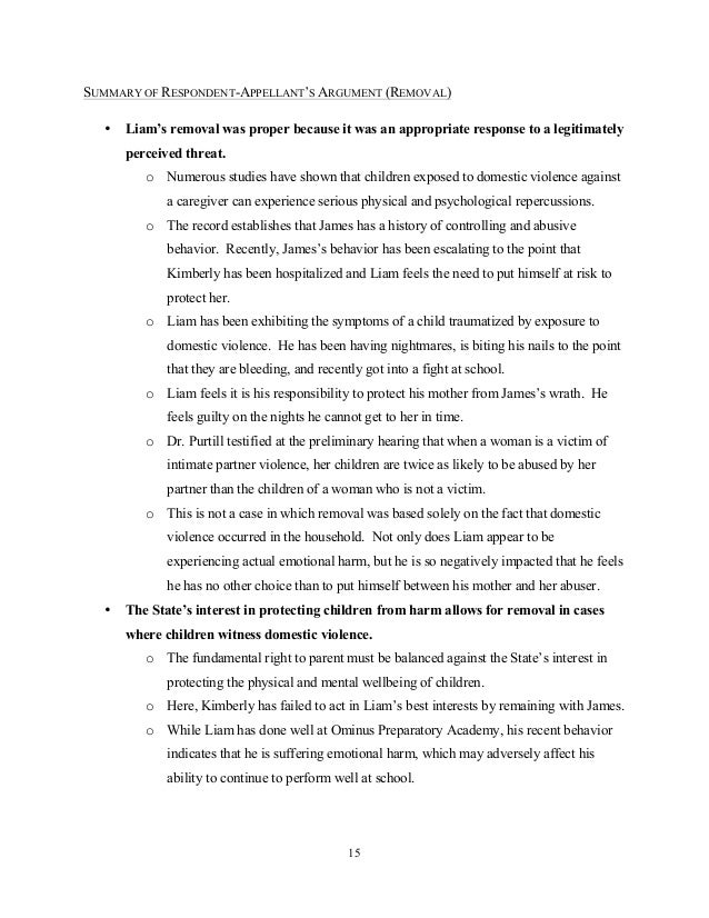 2014 Family Law Bench Brief