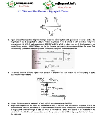 ee6009 important questions rejinpaul