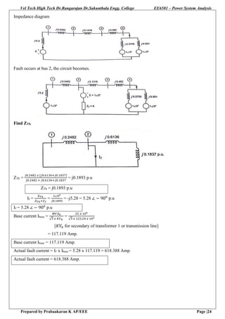EE6501 - Power System Analysis | PDF