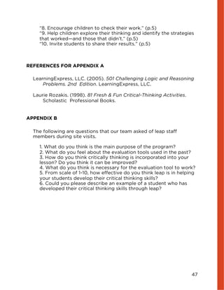 LEAP Report_FINAL | PDF