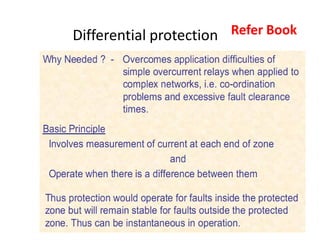 Differential protection Refer Book
 