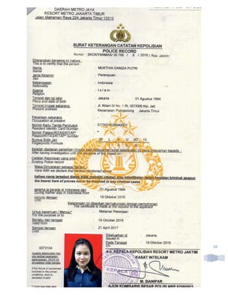 Mukthia Daniza Curriculum Vitae | mukthiadaniza@gmail.com
10
 