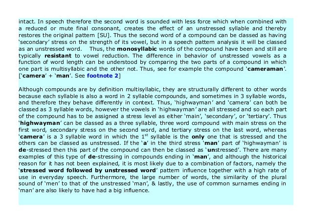 COMPOUND WORDS ENDING IN MAN