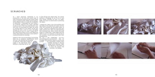 4544
scrunched
As I have previously mentioned in my
introduction, in the past (and recent past at
that) I have thrown away art work I haven’t liked
due to constant scrutiny. While I was focusing on
all the different ideas to create the visualisation
of destruction, I overlooked the very motion I
do constantly –disposal. This is when I decided
to pick up one of the many sketchbooks I own
(one that I’ve purchased but been too afraid
to actually sketch in) and sketch all the way
through the book -cover to cover- discarding
the drawing as soon as I wasn’t happy with it.
This meant some were in much more detail and
others were simply a line thrown away before it
could be formed into anything.
Similarly to the charcoal drawings and burnings
there was an obsessive, repetitiveness about
the way I was drawing and dumping
my sketches. There were roughly 70
pages in the sketchbook which
became a daunting task for me
to get through the whole thing. This quickly
became a challenge for me to do as I was
both harshly criticising my face, my artistic
ability and even my hands when re-watching
the videos.
I created two videos; one of me drawing and
discarding of the sketches off screen and the
other was throwing the discarded paper on
screen. I did this by videoing in the same spot
whilst watching the video of myself sketching
then throwing away, and so thrown the scrap
paper at a similar time. I later edited both the
videos to sync up. However, if I had access to
two cameras I would have filmed them both
simultaneously.
This was a very challenging process
for me staring at my own face non- stop for
70 pages. This frustration meant on some of the
portraits I was purposefully creating awful
child-like drawings to discard
straight away. However, I liked
this element of the piece as
it shows the obvious the
frustration I am feeling.
 